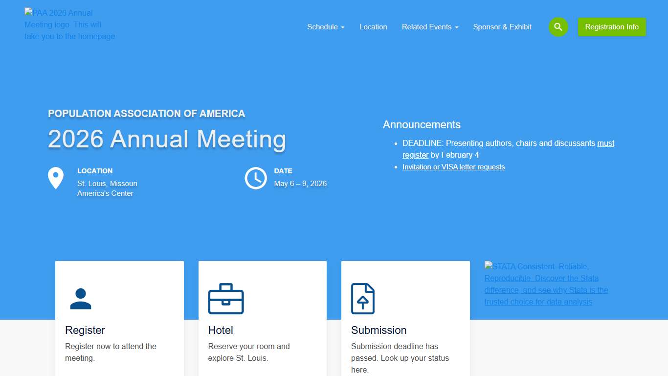 PAA 2026 Home - PAA 2026 Annual Meeting